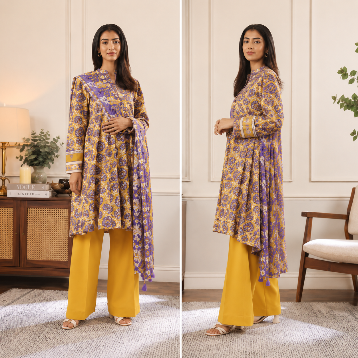 Sapphire Unstiched 3 Piece Printed Lawn
