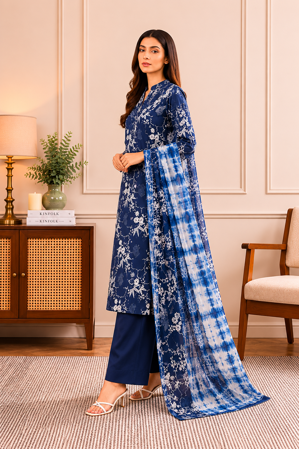 Saphhire Unstiched 3 Piece Printed Lawn