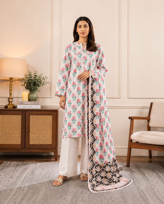Sapphire Unstiched 3 Piece Lawn