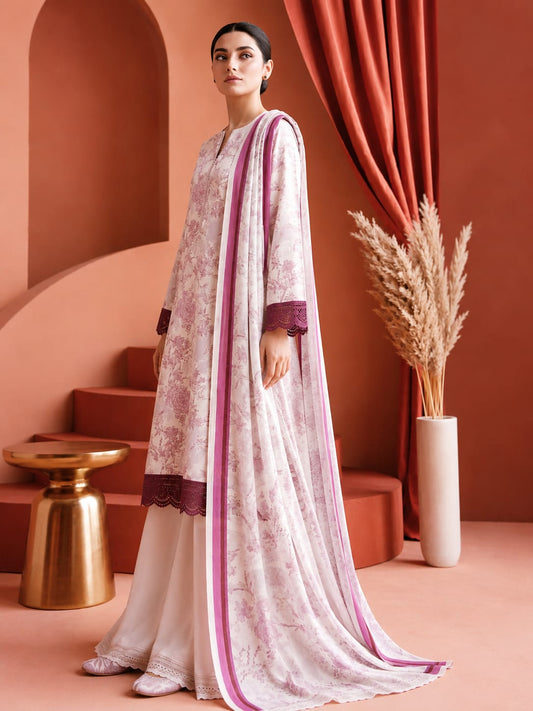 Khaadi Unstiched 3 Piece Lawn Suit