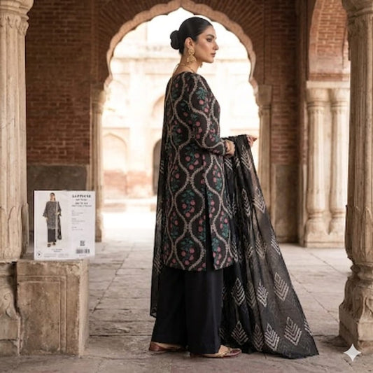 Sapphire 3Piece Suit Unstiched Lawn
