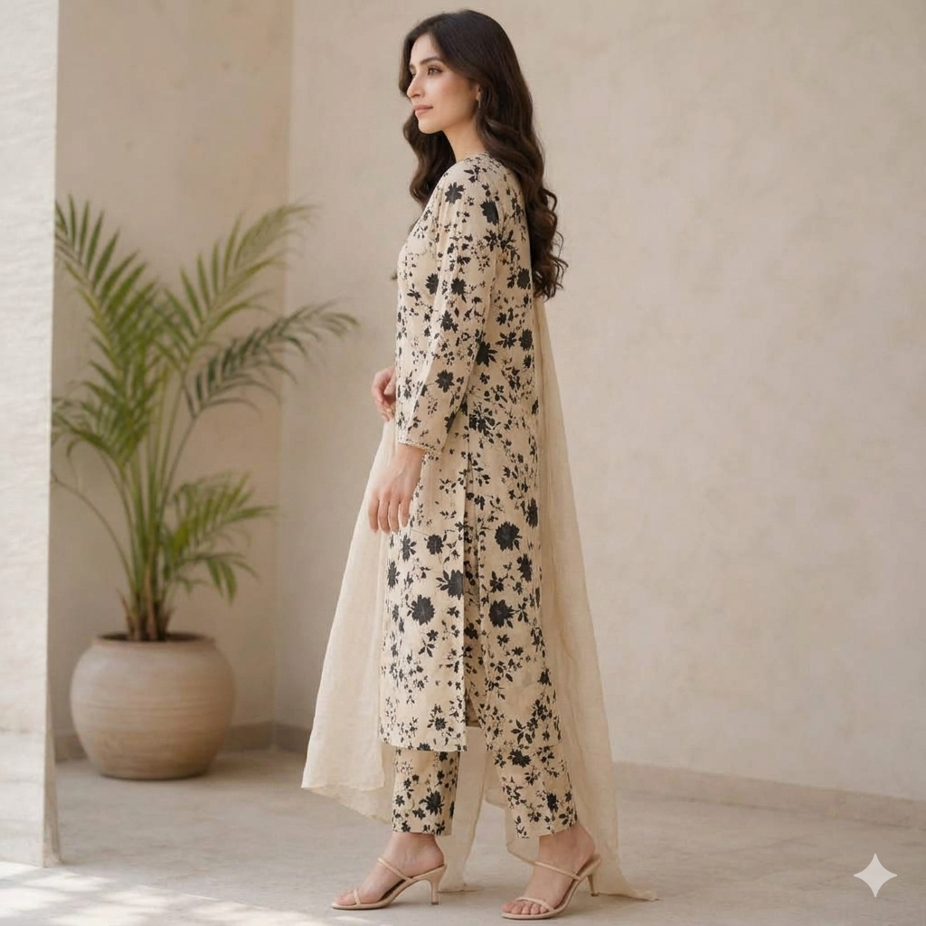 Keyesria 3 Piece Suit Lawn